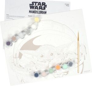 NIB Grogu The Mandalorin Paint By Number Kit